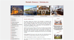 Desktop Screenshot of dinkels-immobilien.de